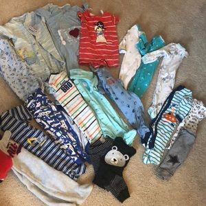 Boys 3M (8-12.5lb) PJ lot